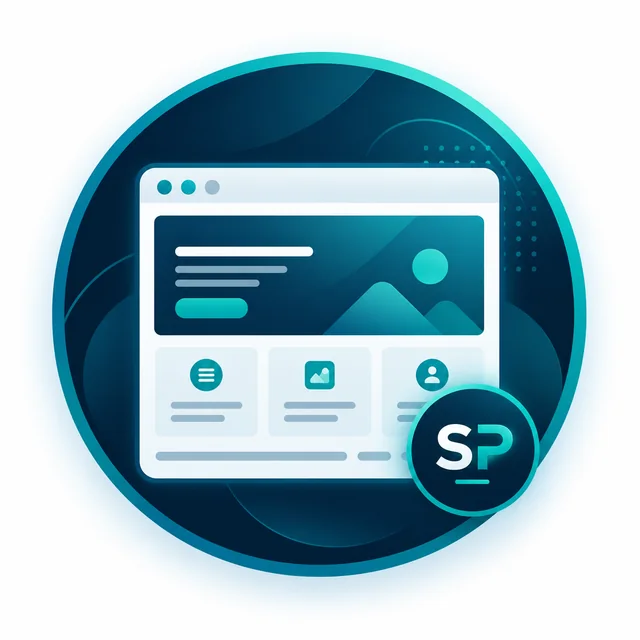 Exemplo visual de Site Profissional