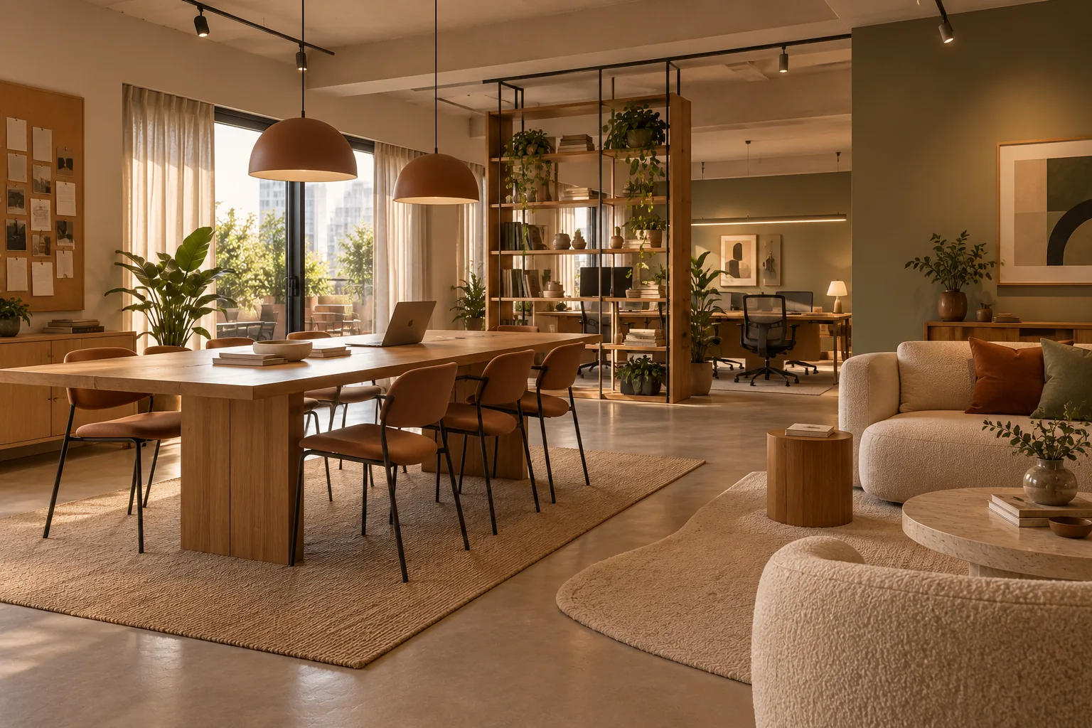 Projeto de arquitetura com materiais naturais