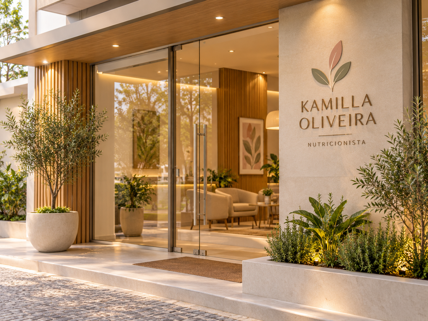 Fachada do consultório Kamilla Oliveira